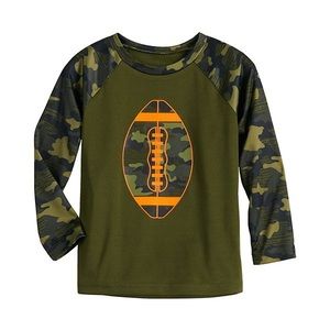 Boys 4-12 Jumping Beans® Camo Football Active Graphic Tee Size 7